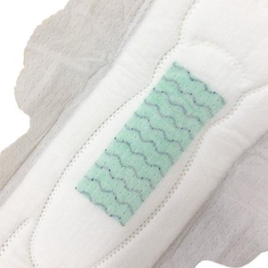 Serviettes hygiéniques jetables ultra-minces en coton pour femmes, avec ailettes, contrôle des odeurs, <span class=keywords><strong>film</strong></span> PE, certifiées CE ISO9001, tissu doux - Product Image 5