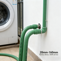 Plomberie en gros PN16 Tube d'eau chaude et froide en plastique Tuyau en polypropylène Tube d'eau PN25 PPR Tube en plastique Tuyaux Ppr pour la maison