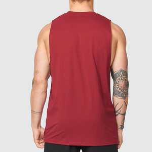 Camiseta Deportiva sin Mangas de Secado Rápido y Transpirable de Color Sólido, Suministro Directo del Fabricante, Camiseta para Hombre en Venta en Línea - Product Image 2
