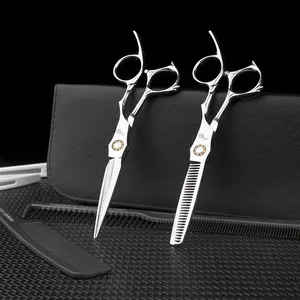 6 дюймов Красота волос набор профессиональных парикмахерских ножниц для парикмахерских Парикмахерская ножницы истончающие ножницы для парикмахерской
