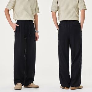 <span class=keywords><strong>Pantaloni</strong></span> Estivi da Uomo OEM/ODM, Vestibilità Comoda, Vita Semi-Elastica, Traspiranti, <span class=keywords><strong>Misto</strong></span> <span class=keywords><strong>Lino</strong></span>, Taglio Dritto, <span class=keywords><strong>Pantaloni</strong></span> Lunghi - Product Image 5