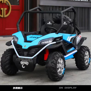 Fábrica 12v7ah Batería Coche Niños Paseo en coche Tamaño grande Cuatro ruedas Coche eléctrico con <span class=keywords><strong>2</strong></span> asientos para niños - Product Image 6