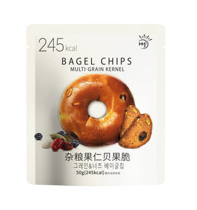 JIUR Novo Sabor Multi-grãos Bagel Chips Best Selling Cookies Crispy Deliciosos <span class=keywords><strong>Snacks</strong></span> de Escritório Casuais para Venda - Product Image 1