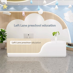 Centro de Arte de educación para la primera infancia, recepción, jardín de infantes, escritorio de cajero para niños pequeños, institución de formación artística, Hotel - Product Image 1