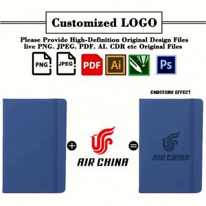 Libreta de Cuero PU Personalizada al por Mayor con Logotipo Personalizado, Regalo Empresarial Promocional, A5 A6, 80 Hojas, con Portaplumas - Product Image 2