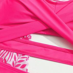 Hermoso <span class=keywords><strong>traje</strong></span> <span class=keywords><strong>de</strong></span> <span class=keywords><strong>baño</strong></span> para adolescentes Beachwear Girls 3PCs Set <span class=keywords><strong>en</strong></span> Binini Big Girls Swimsuit - Product Image 4