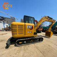 Подержанный экскаватор CAT Caterpillar 305.5E2, 5 тонн, ковш 0.22 м³, для строительства, ремонта и работ на сельхозугодах