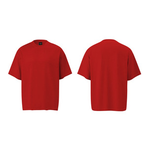 เสื้อยืดสตรีทแวร์สำหรับผู้ชายเสื้อทรงหลวมธรรมดาแขนสั้นผ้าคอตตอน100% ระบายอากาศได้ดีปรับแต่งได้ - Product Image 1