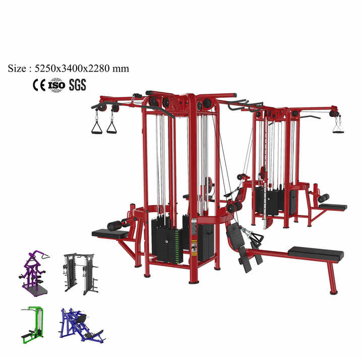 8 Station Multi Gym Equipment - Versatile Training Solutions