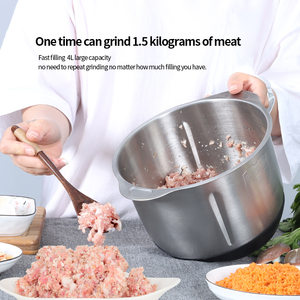 Vente chaude mélangeur de nourriture 5L petit <span class=keywords><strong>hachoir</strong></span> à viande meilleur maison cuisine alimentaire <span class=keywords><strong>pas</strong></span> <span class=keywords><strong>cher</strong></span> en acier inoxydable <span class=keywords><strong>hachoir</strong></span> à viande électrique à vendre - Product Image 5