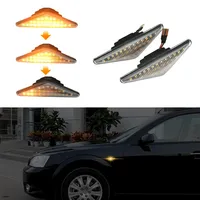 2x Clignotants latéraux dynamiques à LED séquentiels pour Ford Focus MK I 1998-2004 Mondeo MK III MK3 2000-2007