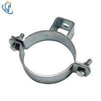 Support de Tige à Deux Boulons UTT63 pour Conduites Non Isolées dans les Systèmes de Plomberie Industrielle CVC, Zingué Anti-Corrosion