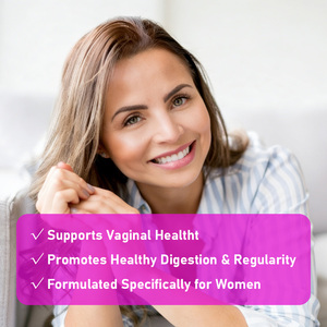 Probiotiques en capsules pour femmes, marque privée, avec complexe probiotique formulé spécifiquement pour les femmes, favorise la santé vaginale - Product Image 3