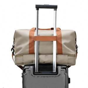 Bolsa de Deporte de Nailon de Gran Capacidad, Impermeable, con Separación para Ropa Seca y Mojada, Bolsa de Viaje para Mujer, Bolsa de Gimnasio para Fin de Semana - Product Image 4