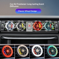 Clips de sortie d'air, roues rotatives de voiture, sièges de parfum d'aromathérapie, intérieurs de voiture, accessoires de climatisation, ornements de roue