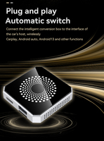Adaptador Inalámbrico HDMI CarPlay Android 13, Caja Inteligente para Auto con 4G+32G, Compatible con Netflix, YouTube y Actualización OTA