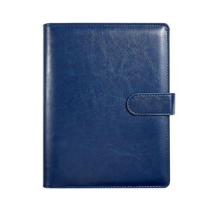 Agenda A5 de Cuero PU, 100 Hojas, Tapa Dura, Cierre Magnético, Resistente al Agua, con Calendario y Hojas Sueltas de Seis Anillas - Product Image 1