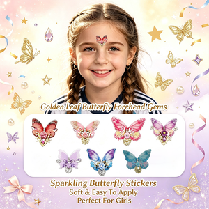 Autocollants en strass adhésifs <span class=keywords><strong>pour</strong></span> le front, style floral, <span class=keywords><strong>pour</strong></span> enfants, prix de gros - Product Image 5