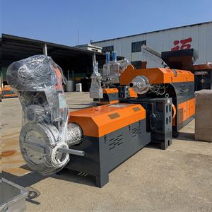 Large Capacity Double Stage Scrap Granulator Scale Industrial Plastic Pelletizer Recycling Factory Waste Extruder Maker Single - Product Image 5