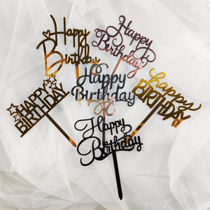 Decoraciones para Pasteles de Cumpleaños al por Mayor, de Moda y Alta Calidad, con Colores y Formas Personalizadas - Product Image 1