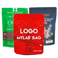 Custom Digital Printing Laminated Plastic Packaging Zipper Stand Up Pouch