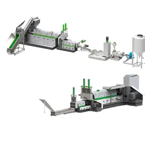 Ldpe Hdpe Pp Recycle Plastic recycle extruder pelletizer machine/ plastic granules making machine/ recycling granulating machine