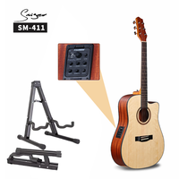 Wholesale Smiger SM-411 String Instrument Cheap Mid Range 6 Steel Strings 41inch Acoustic Guitar with EQ