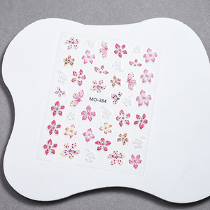Pegatinas <span class=keywords><strong>de</strong></span> <span class=keywords><strong>uñas</strong></span> <span class=keywords><strong>de</strong></span> flores orientales al por mayor-50 hojas <span class=keywords><strong>de</strong></span> diseños en relieve <span class=keywords><strong>de</strong></span> jardín botánico con resina fragante y pegamento trasero para arte <span class=keywords><strong>de</strong></span> <span class=keywords><strong>uñas</strong></span> - Product Image 6
