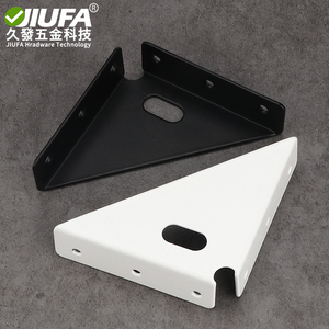 Support d'angle épaissi Jiufa en acier de 2 mm, support d'angle droit pour meubles et étagères - Product Image 1