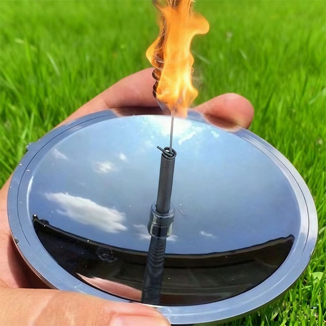 Solar Igniter for Outdoor Hiking and Camping New Portable Cooker Fire Starter and Lighter
