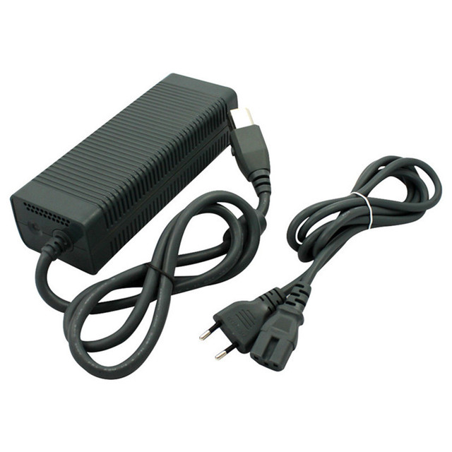 AC Adapter Power Supply Cable Cord Compatible for Microsoft Xbox 360 Fat Console