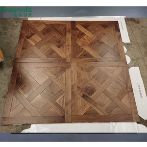Parquet in noce per interni di alta classe massiccio 600x600x15(2)mm parquet in legno di noce americano versailles - Product Image 5