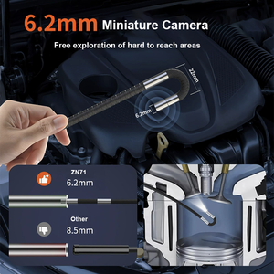 Caméra d'inspection <span class=keywords><strong>endoscopique</strong></span> <span class=keywords><strong>pour</strong></span> tuyaux automobiles avec écran 7 pouces, rotation à 360 degrés, tube rotatif, 3,9 mm, haute qualité, <span class=keywords><strong>pour</strong></span> voitures, IP67 - Product Image 4