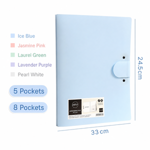 Porte-<span class=keywords><strong>documents</strong></span> extensible A4 à 8 sections, organiseur pour étudiants, <span class=keywords><strong>trieur</strong></span> de <span class=keywords><strong>documents</strong></span> de grande capacité - Product Image 5