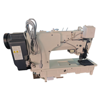 YS-8452 petite machine à coudre automatique à double tige à double aiguille tournant à angle droit avec contrôle par ordinateur