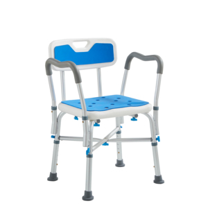 Cheap Aluminium Clean <b>Shower</b> <b>Chair</b> Adjustable Mobile <b>Shower</b> <b>Chair</b> <b>for</b> Disabled - Product Image 1
