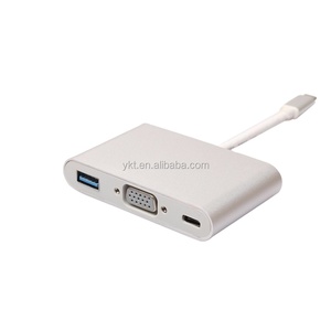 Type-C USB 3.1 USB-C Nam để <span class=keywords><strong>VGA</strong></span> Nữ Adapter Cable Loại C Kết Nối với HDTV HD Nối - Product Image 3