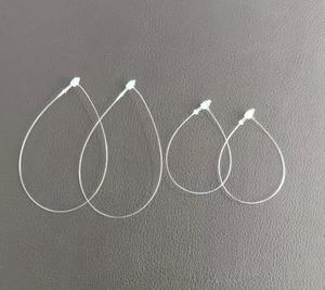 Yuvarlak kafa giysi aksesuarları el diş iğne ve etiket iğne ile 3-12 inç PP döngü kilit etiketi pimleri - Product Image 1