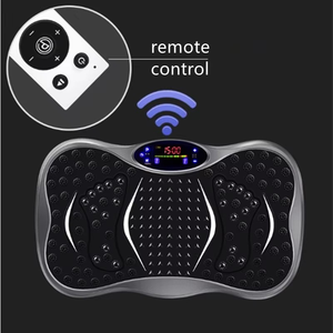 <b>Vibration</b> Plate Exercise <b>Machine</b> Body Workout <b>Vibration</b> Fitness <b>Platform</b> for Weight Loss With Loop Bands Remote - Product Image 5