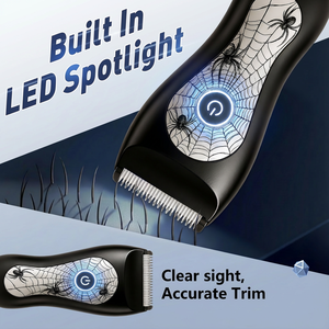 Afeitadora Eléctrica Profesional para <span class=keywords><strong>Hombre</strong></span>, Recortadora para Zonas Íntimas del Cuerpo, Cuchillas de Cerámica Anti-Corte, Motor Impermeable de 7200 RPM - Product Image 5