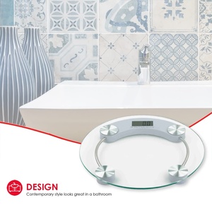 Báscula Digital Inteligente de Vidrio LCD para Baño con Capacidad de 180 kg, Personalizable OEM/ODM, 1 Año de Garantía - Product Image 4