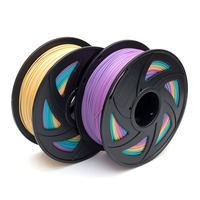 Filament en plastique d'imprimante 3D de haute qualité 1.75mm multicolore PLA/PETG/ABS/TPU/PMMA 1 kg/rouleau Filament d'imprimante 3D