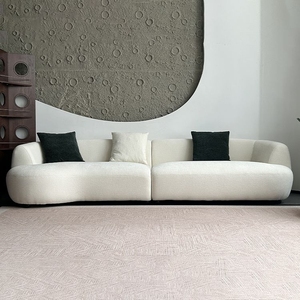 Meubles de canapé de salon crème de haute qualité canapé incurvé luxe doux Designer Lounge <span class=keywords><strong>Suite</strong></span> canapé canapés minimalistes pour la maison - Product Image 5