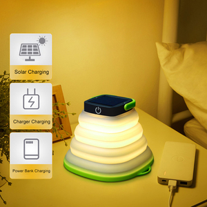 Lampe <span class=keywords><strong>solaire</strong></span> LED pliable et portable, rechargeable par usb, éclairage d'extérieur, luminaire de camping, bon marché, w, 5V1A - Product Image 6