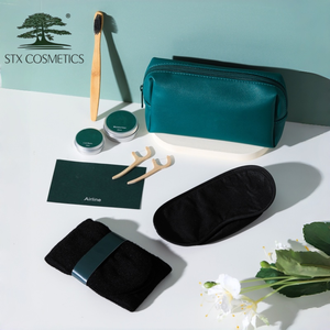 Kit de toilette de <span class=keywords><strong>voyage</strong></span> personnalisé <span class=keywords><strong>et</strong></span> confortable, masque pour les yeux, chaussettes, ensemble de soins bucco-dentaires, trousse d'accessoires pour avion, classe affaires - Product Image 1