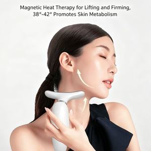 Masseur facial et du cou à LED 7 couleurs, chauffage constant, appareil de beauté portable, télécommande sans fil, <span class=keywords><strong>visage</strong></span> - Product Image 6