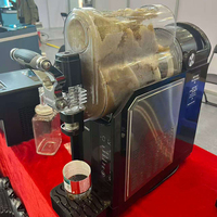 Machine à glace pilée commerciale en acier inoxydable de 3 L pour hôtels et restaurants, utilisable en extérieur, avec 7 réglages prédéfinis automatiques