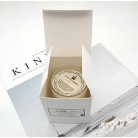 Caja de Embalaje de Cartón Blanco con Logotipo Personalizado Ching TA para Velas, Cosméticos y Perfumes, con Inserto, Caja de Regalo de Lujo para Cuidado de la Piel