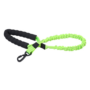 Pet <b>Leash</b> Outdoor Running Reflective Double Retractable <b>Dog</b> <b>Leash</b> Nylon Material Orange Color - Product Image 2