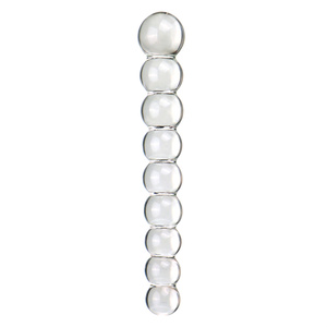 Tapón Anal Erótico de Vidrio Transparente e Impermeable de Tamaño Pequeño para Mujeres, Juguete Sexual HUAWEN con Cuentas para Principiantes - Product Image 5